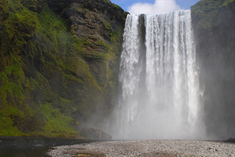 Wodospad Skogafoss